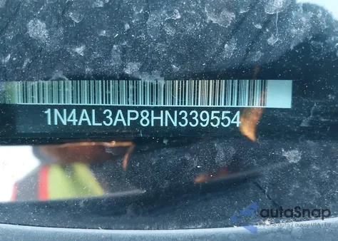 2017 Nissan Altima 2.5 S from USA, damaged, VIN 1N4AL3AP8HN339554